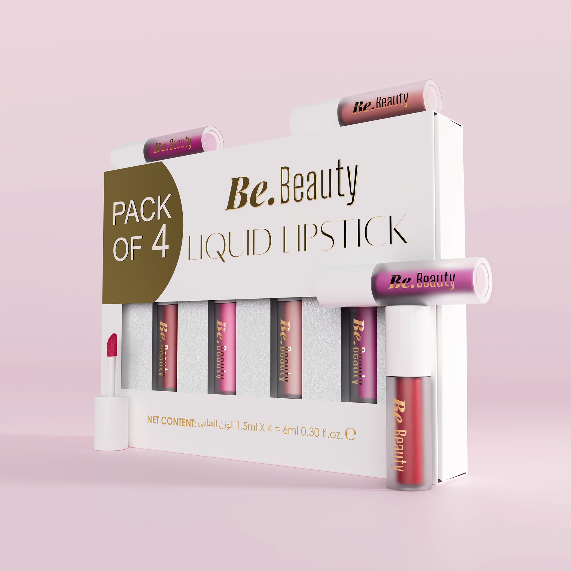 Pack of 4 Liquid Lipstick